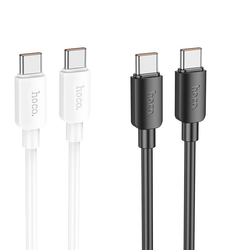 Cablu date și încărcare USB-C la USB-C, PD 6A, 100W, 1m, Hoco X96, negru