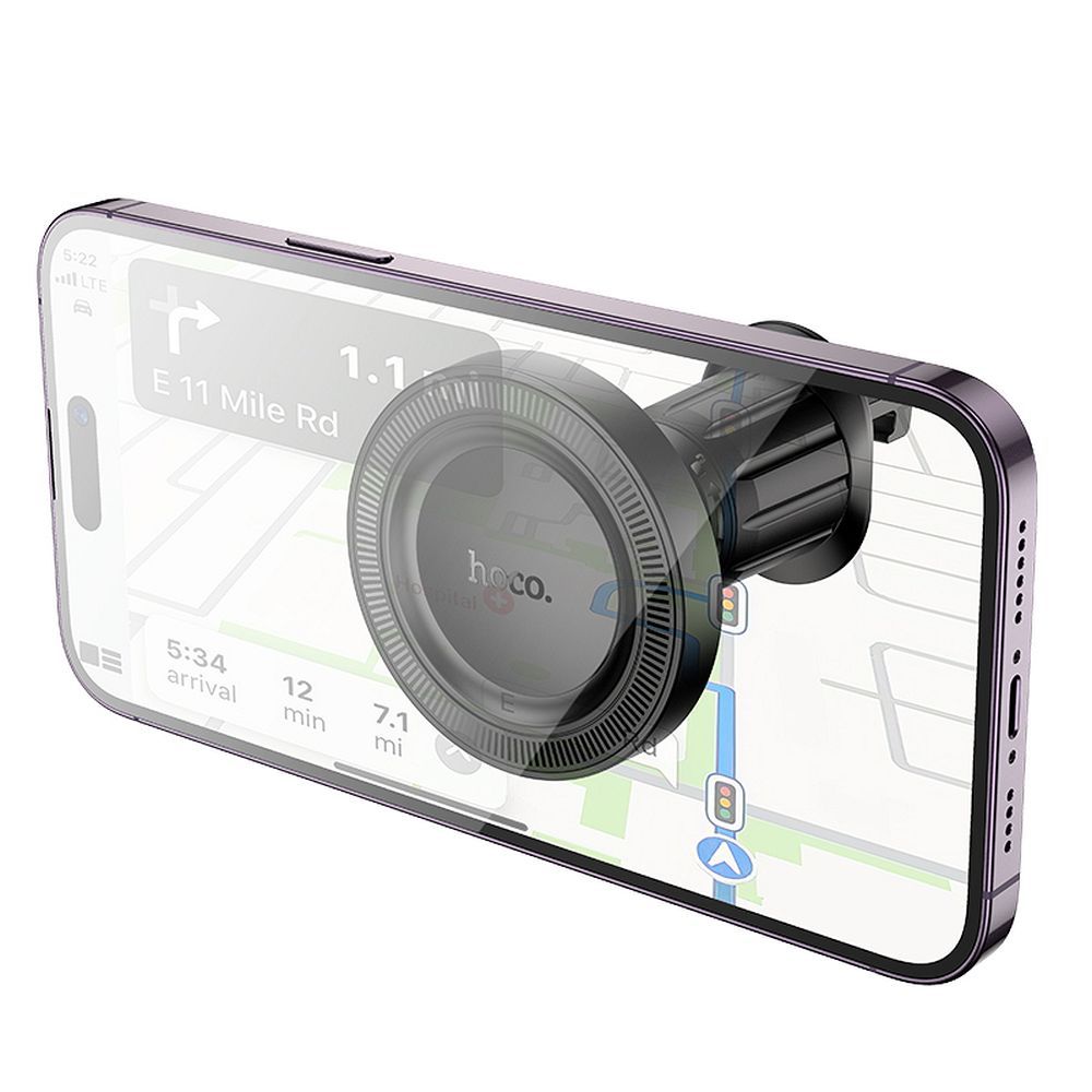 Suport auto magnetic pentru telefon compatibil cu MagSafe pentru grila, Hoco H56