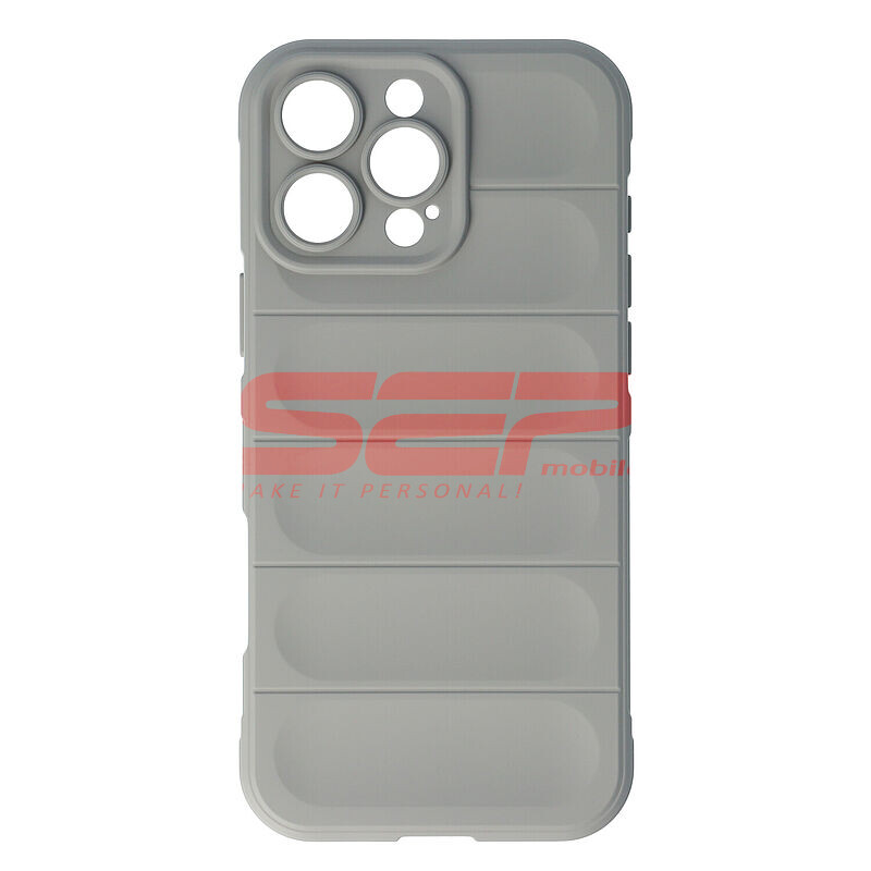 Toc Rubber Silicone Apple iPhone 16 Pro Max Silver
