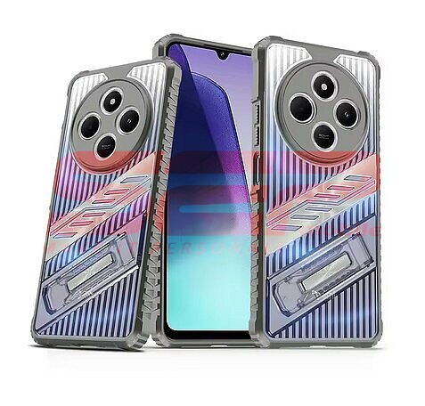 Toc TPU+PC Kickstand Xiaomi Redmi A3 Silver