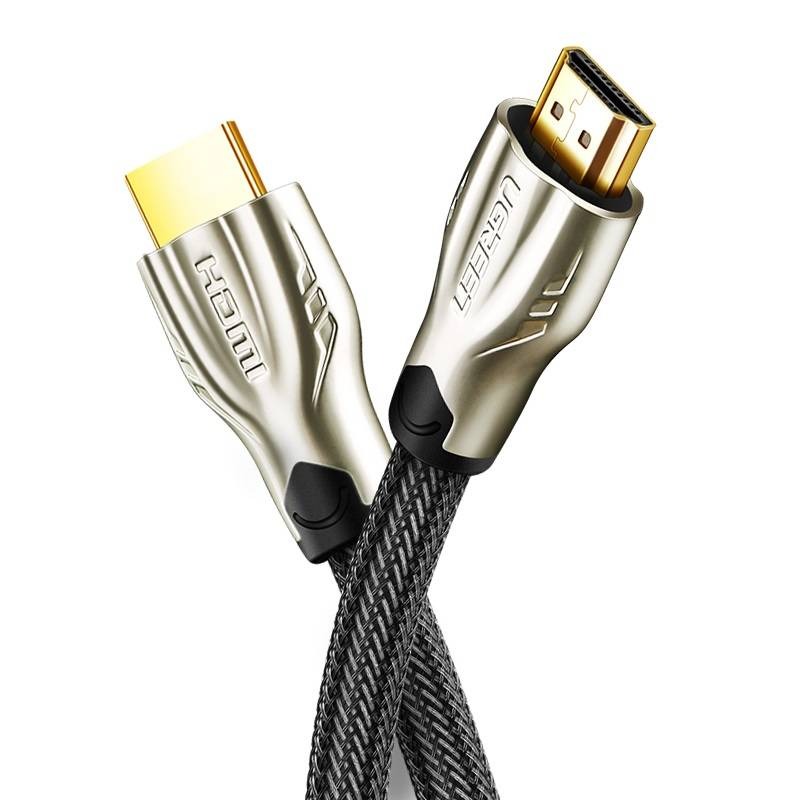 Cablu video UGREEN HD102 HDMI tata – HDMI tata, 4K, 30Hz, HDR, 18Gbps, 5m, negru