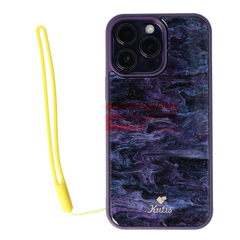 Accesoriu tip bratara din silicon pentru husa telefon mobil YELLOW