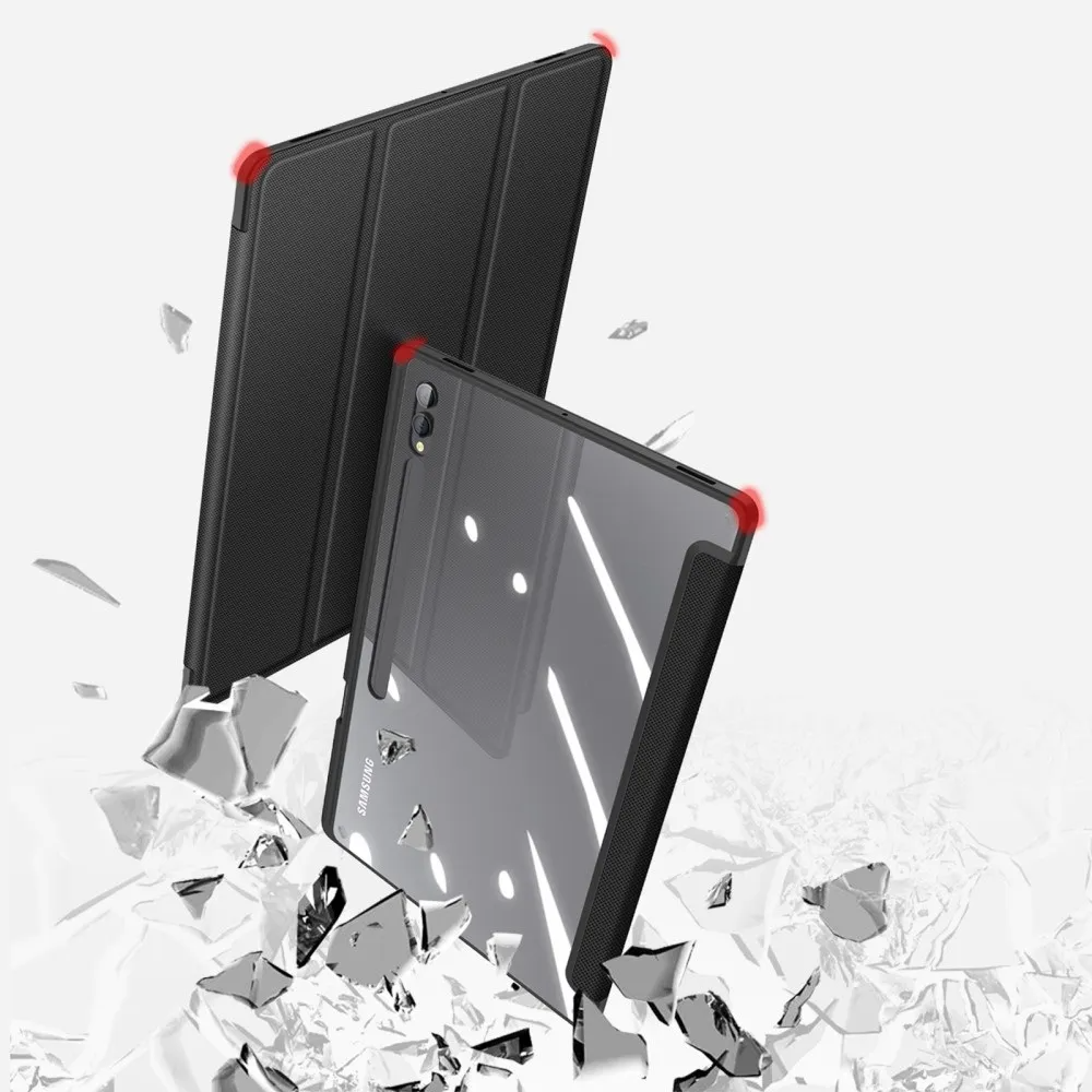 Husă flip cover Dux Ducis pentru Samsung Galaxy Tab S9 Ultra, neagră