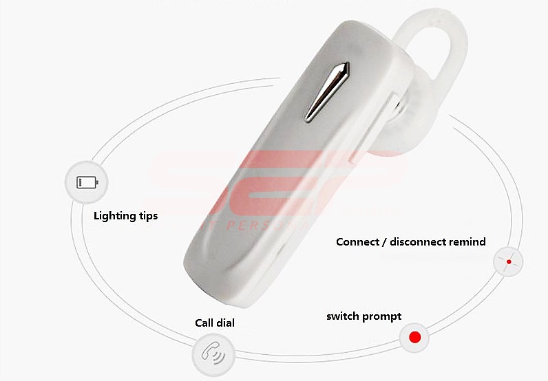 Casca bluetooth Crisp & Clear alba