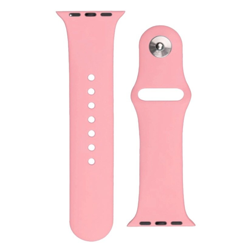 Curea din silicon pentru Apple Watch 38/40/41mm, Roz
