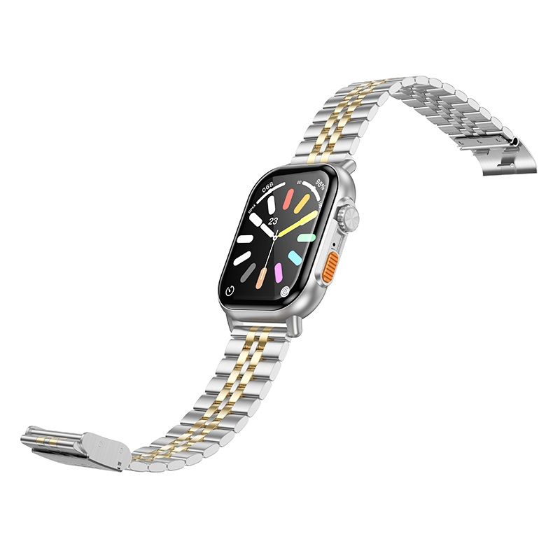 Smartwatch hoco. 2,02″ TFT cu funcție de apel DYD02 auriu cu argintiu