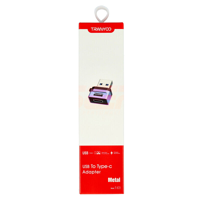 Adaptor incarcator USB-A - Type-C Tranyoo T-E23