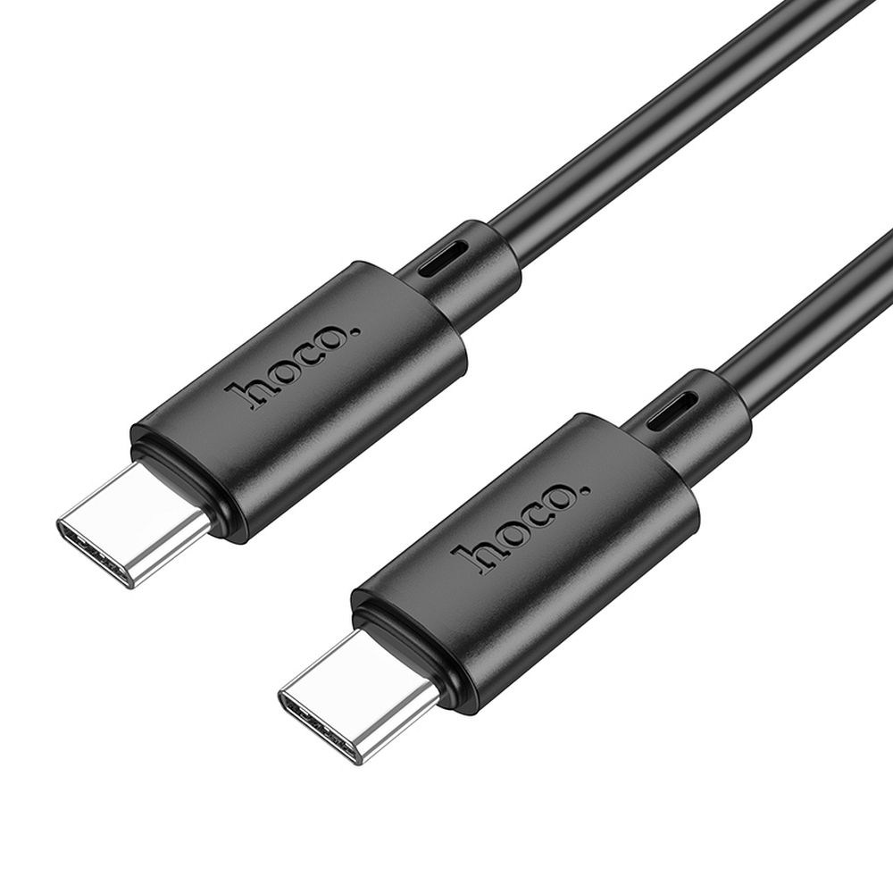 Cablu date și încărcare USB-C la USB-C, 3A, 60W, 1m, Hoco X88, negru