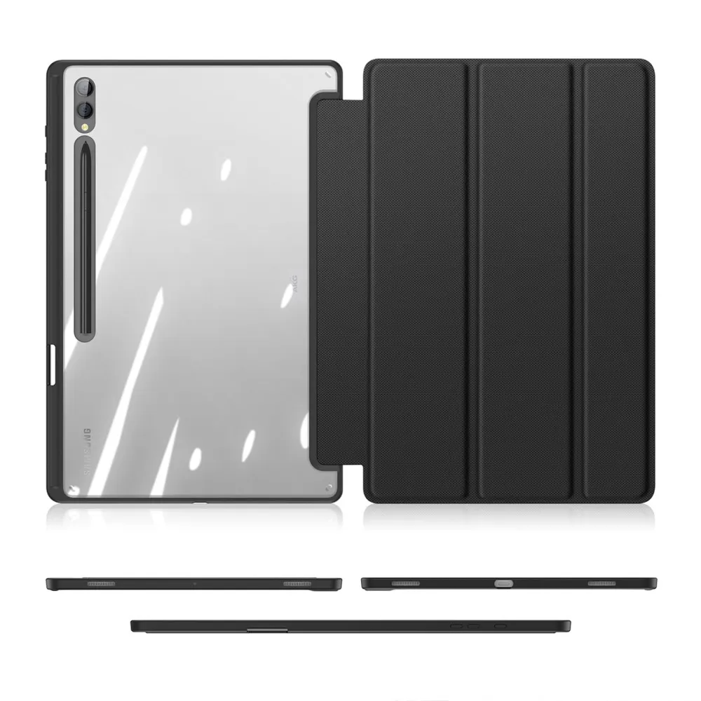 Husă flip cover Dux Ducis pentru Samsung Galaxy Tab S9 Ultra, neagră