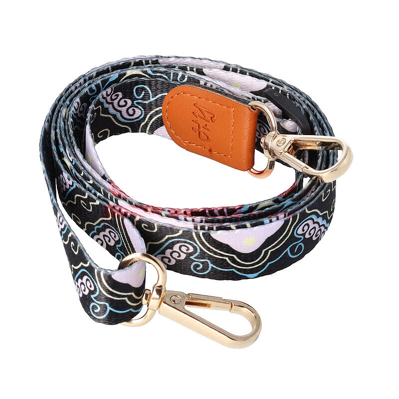 Snur textil dublu telefon mobil cu carabine Ocean Flow