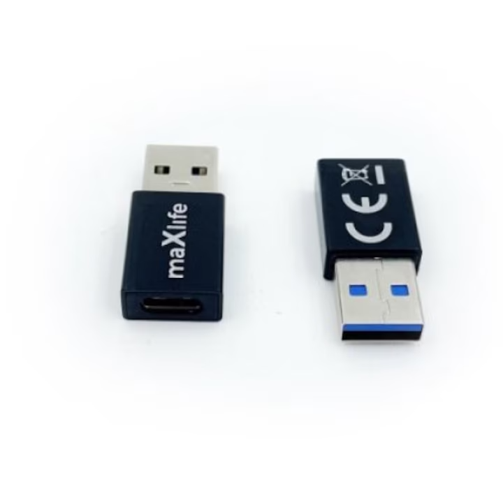 Adaptor OTG Maxlife USB-C la USB-A , negru