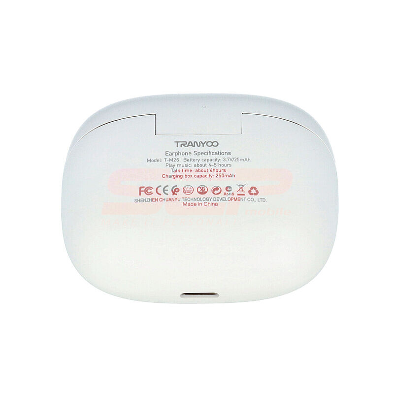 Casti audio stereo Wireless TRANYOO T-M26 White