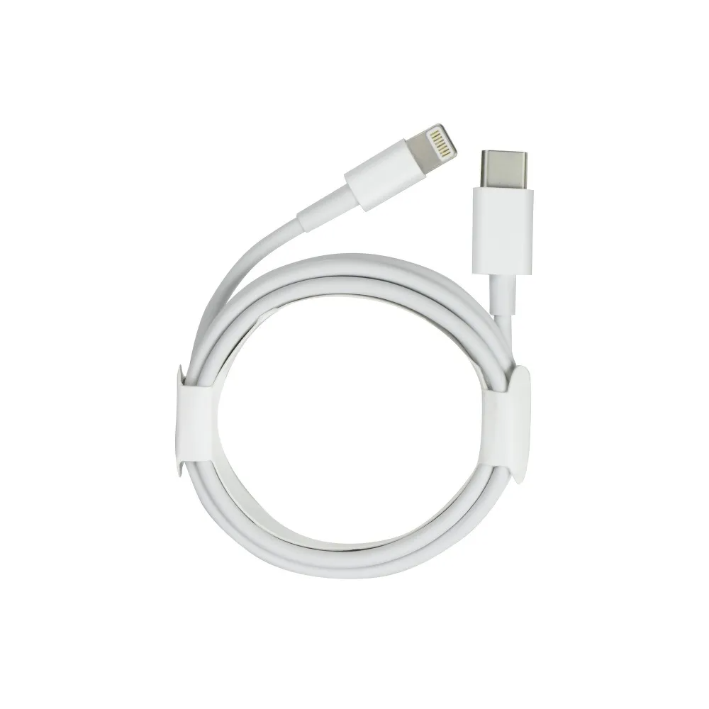 Cablu date și încărcare rapidă USB-C la Lightning, compatibil iPhone / iPad, 1m, alb