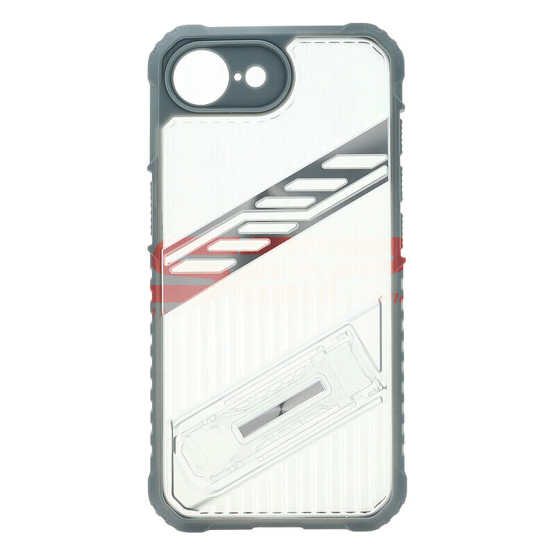 Toc TPU+PC Kickstand Apple iPhone 17e Silver