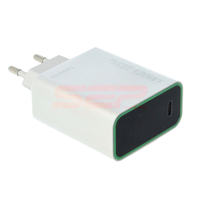 Incarcator retea Super Fast Charge USB-C 120W TRANYOO T-EU8