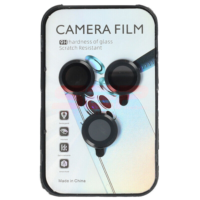 Protectie sticla Metal camera foto Apple iPhone 17 Pro Black