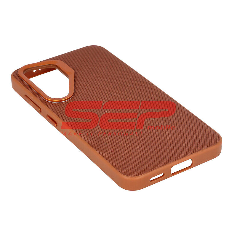 Toc TPU Vegan Leather Samsung Galaxy S24 Plus Brown