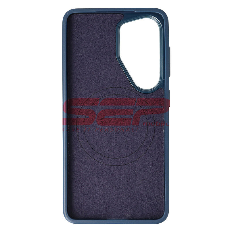 Toc TPU Vegan Leather Carbon Samsung Galaxy S25 Ultra Blue