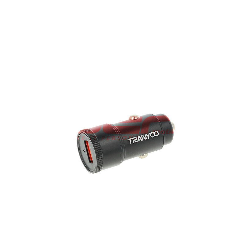 Incarcator auto USB-A QC 5.0 5A TRANYOO T-C21 BLACK