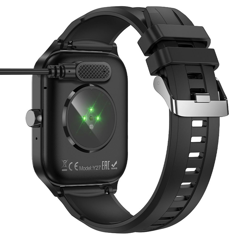 Încărcător cu cablu pentru smartwatch HOCO Y26 / Y27, 0.6m, negru