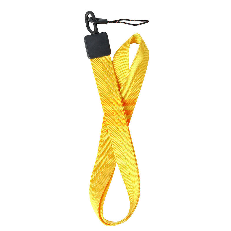 Snur textil Lines pentru telefon mobil YELLOW