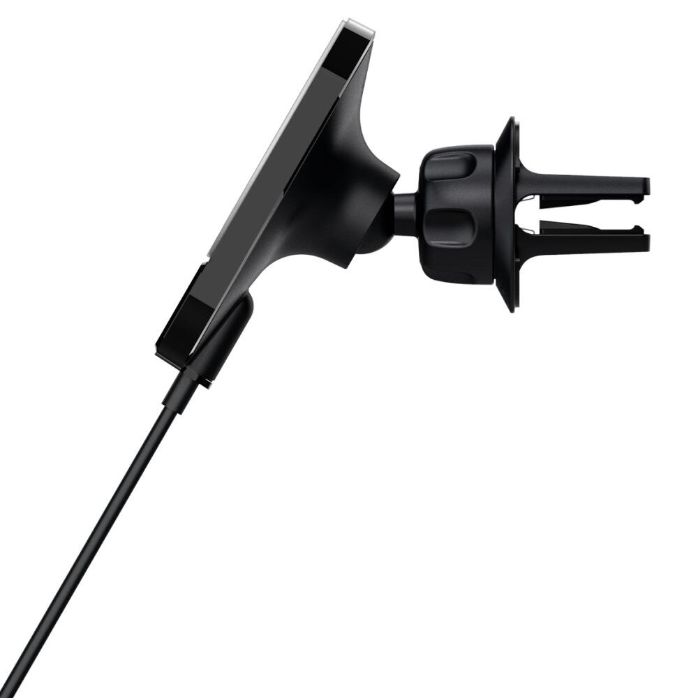 Suport auto Spigen OneTap Pro 3 Magnetic ITM12W, compatibil MagSafe, Încărcare Wireless 15W, Air Vent Mount, negru