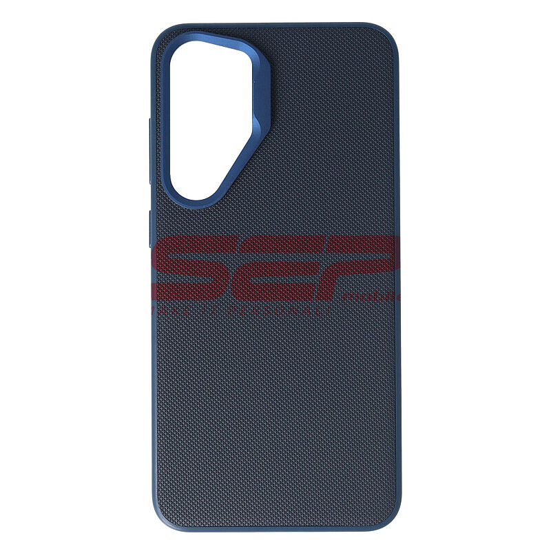 Toc TPU Vegan Leather Samsung Galaxy S25 Plus Blue