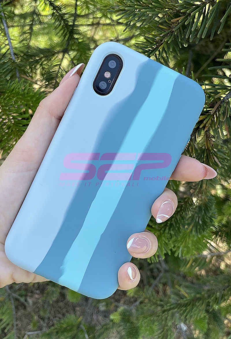 Toc silicon High Copy Rainbow Apple iPhone X No.03
