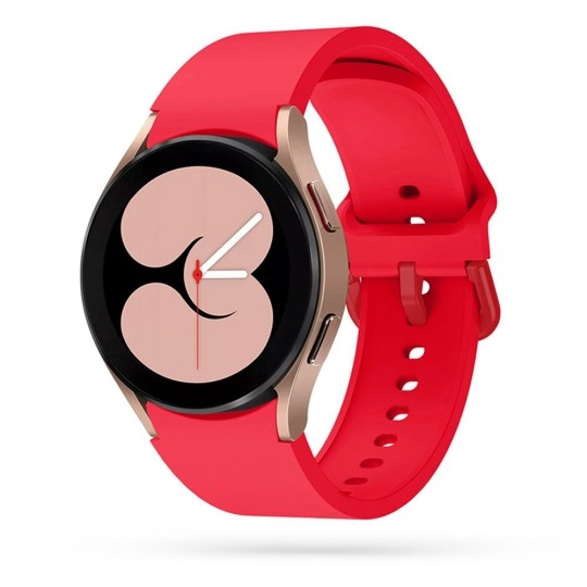 Curea Tech-Protect pentru Samsung Galaxy Watch 4 / 5 / 5 Pro / 6 / 7 / FE, roșie