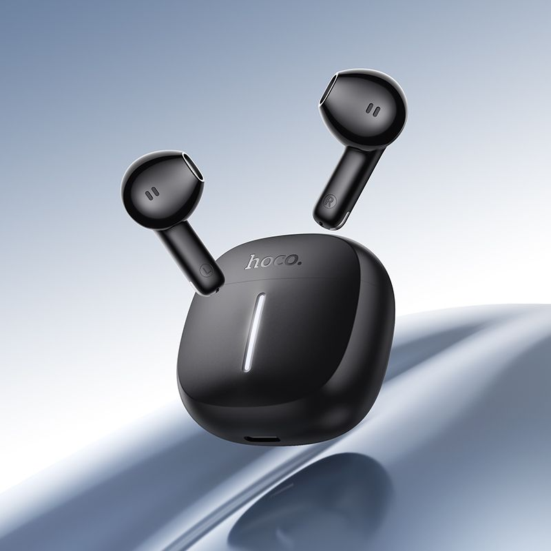 Căști wireless TWS, Hoco EQ33, negre