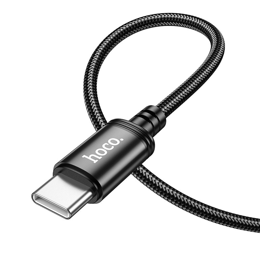 Cablu date și încărcare USB-C la USB-C, PD, 3A, 60W, X91, 3m, negru
