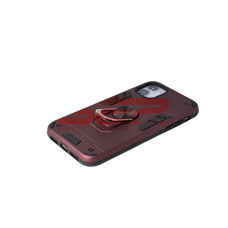 Toc TPU+PC Armor Ring Case Samsung Galaxy A41 Wine