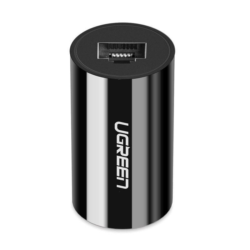 Conector NW116 pentru cabluri de rețea RJ45 Cat. 5e/6 până la 100m 1Gb/s – negru