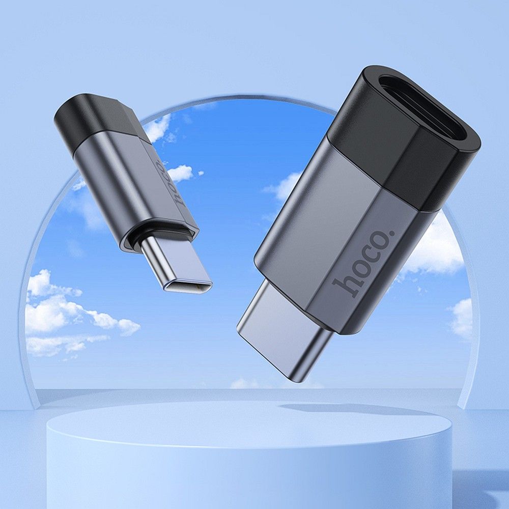 Adaptor hoco. USB-C la Lightning, UA29, albastru