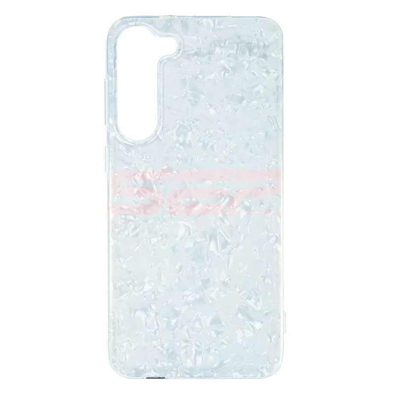 Toc silicon Aurora Shell Samsung Galaxy S23 Plus White