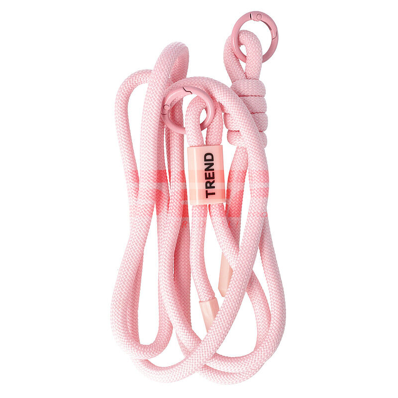 Snur textil dublu telefon mobil PINK