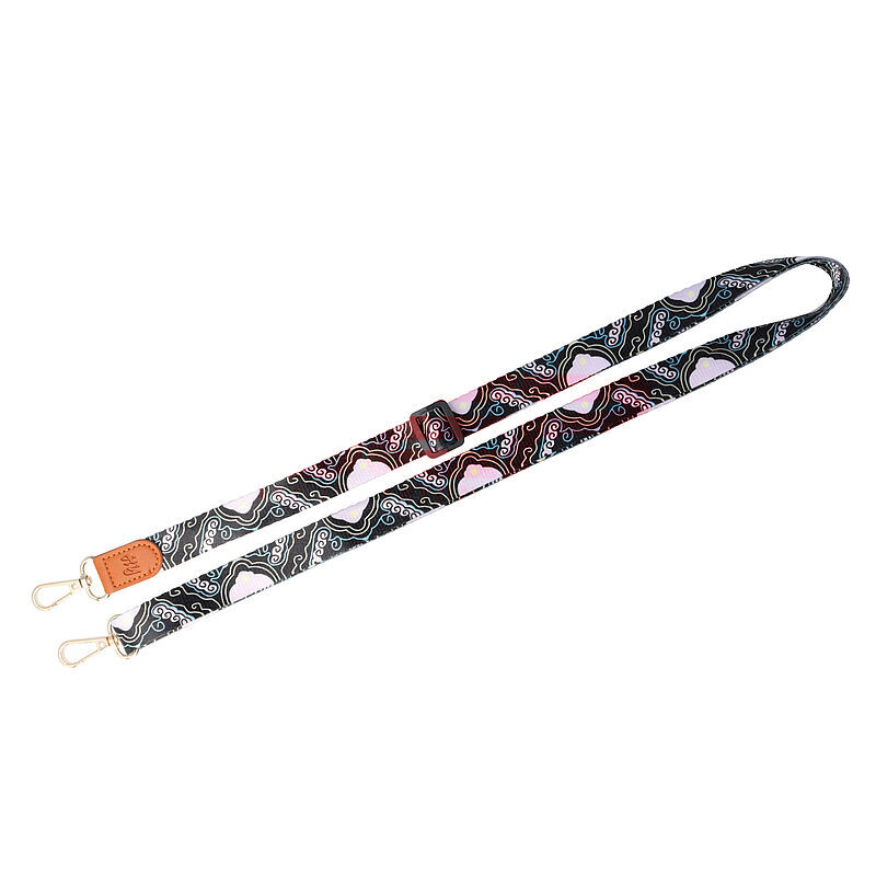 Snur textil dublu telefon mobil cu carabine Ocean Flow