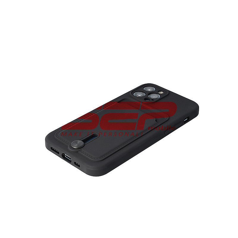 Toc TPU Card Holder Apple iPhone 12 Pro Max Black