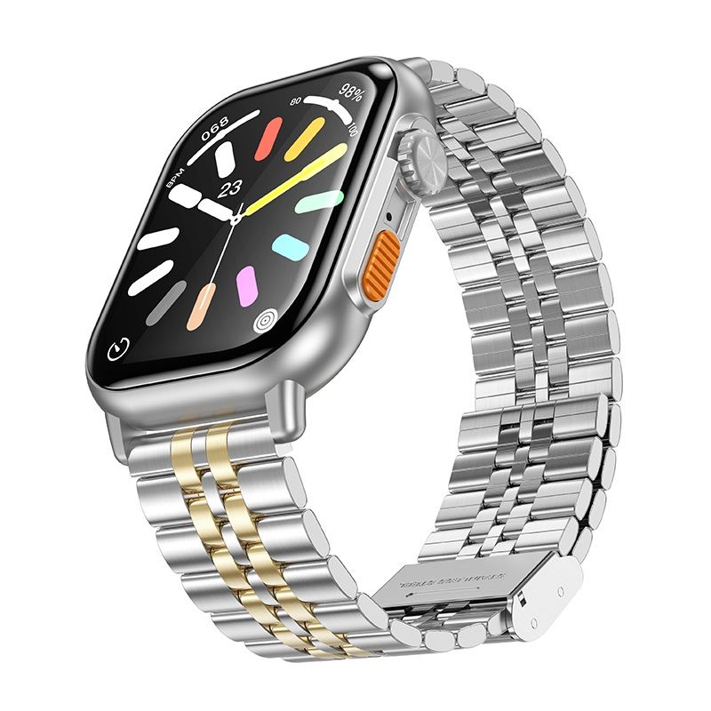 Smartwatch hoco. 2,02″ TFT cu funcție de apel DYD02 auriu cu argintiu