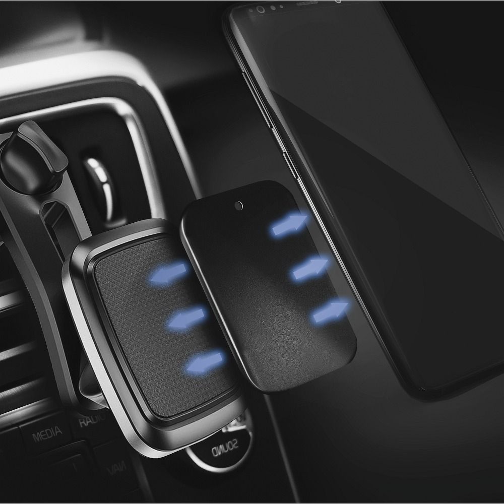 Plăcuțe pentru suport auto magnetic, negru