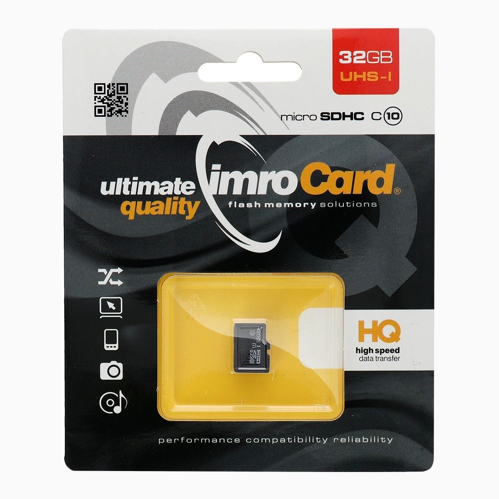 Card de memorie IMRO microSD 32GB 100MB/s clasa 10 UHS I