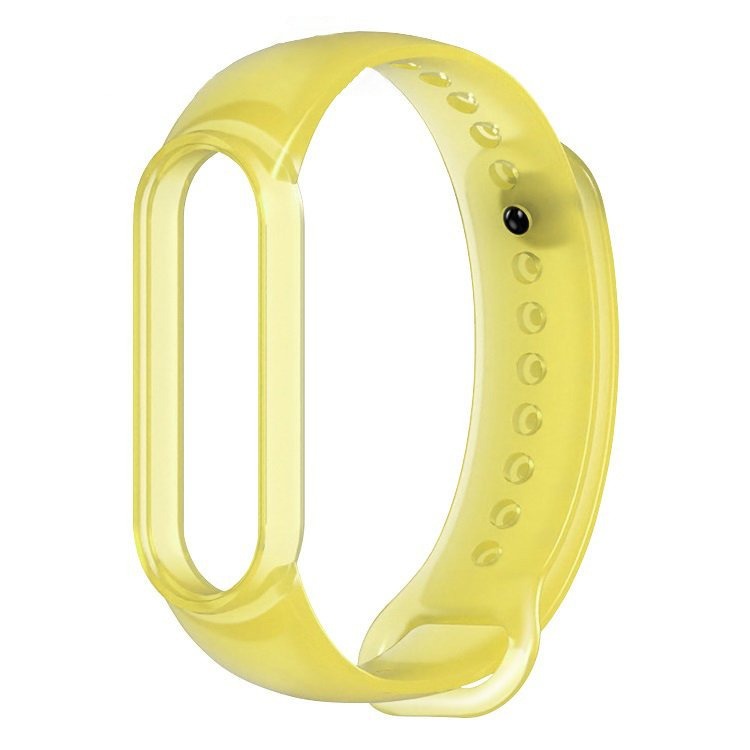 Curea din silicon Hurtel pentru Xiaomi Mi Band 5/6, galben