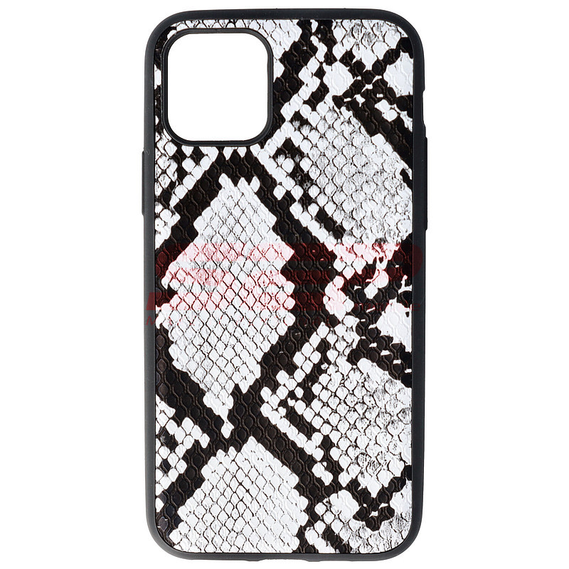 Toc TPU Leather Snake Apple iPhone 11 Pro Silver