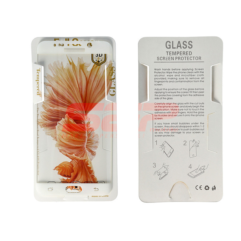 Geam CURBAT protectie display sticla 0,26 mm Samsung Galaxy S6 Edge Plus WHITE