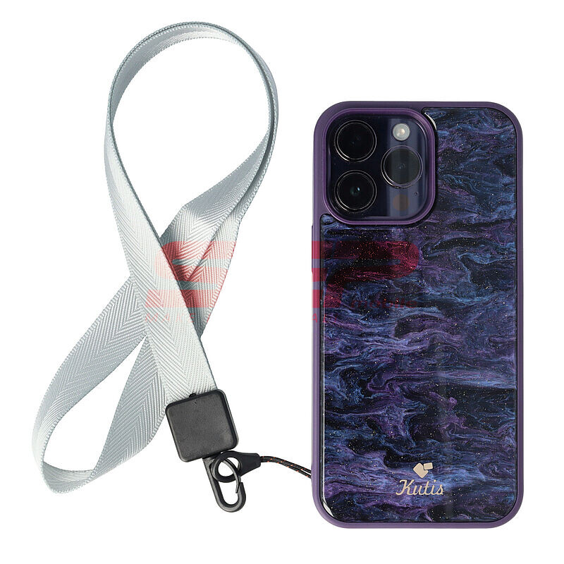 Snur textil Lines pentru telefon mobil SILVER