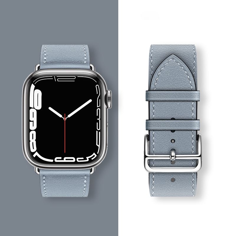 Curea hoco. pentru Apple Watch 38 /40 / 41mm, piele ecologica, albastru