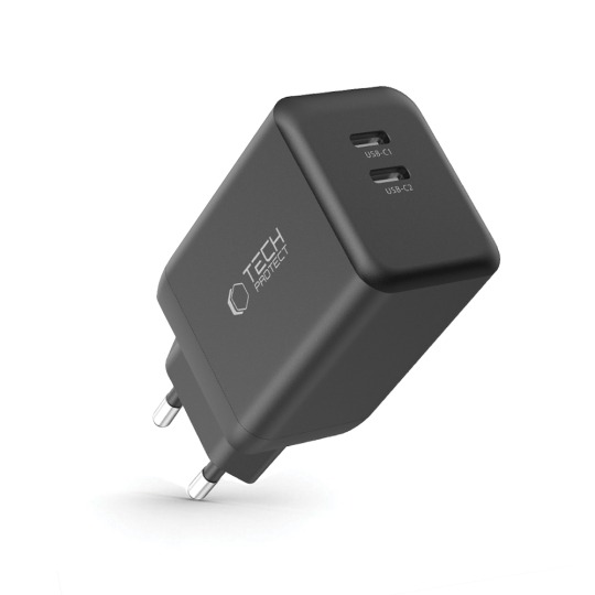 Incarcator retea Tech-Protect, 45w, negru