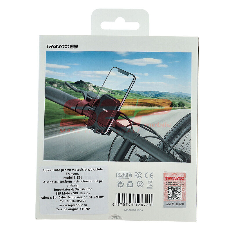 Suport telefon mobil pentru bicicleta Tranyoo T-Z21