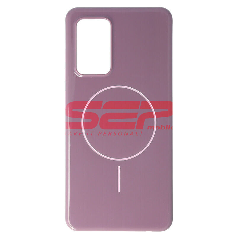 Toc Soft Silicone Magsafe Samsung Galaxy A52 / A52 5G Purple