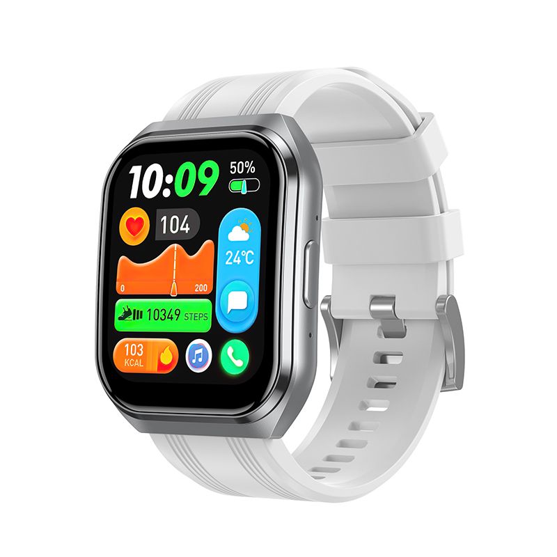 Smartwatch 1,83″, IP68, cu funcție de apel, Hoco Y44, gri